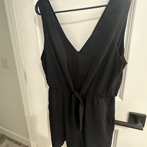 Lily Rose Black Romper